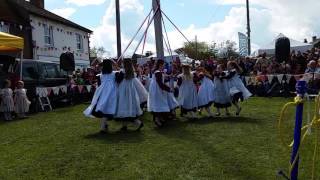 Maypole Dancing  English Country Garden [upl. by Arem]