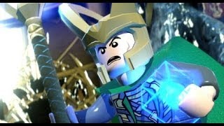 LEGO Marvel Super Heroes 100 Walkthrough Part 7  Bifrosty Reception Loki Boss Fight [upl. by Uni613]