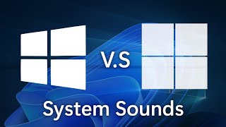 Windows 11 vs Windows 10 System Sounds [upl. by Jopa]