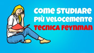 Come Studiare Più Velocemente Ed Efficacemente Con La Tecnica Feynman [upl. by Tessi]