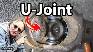 How to Fix a Car that Shakes When Accelerating U Joint [upl. by Arremat]