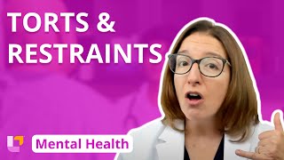 Torts and Restraints  Psychiatric Mental Health Nursing  LevelUpRN [upl. by Eilagam17]