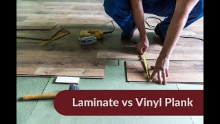 Luxury Vinyl Plank vs Laminate Flooring  Pros amp Cons [upl. by Schwinn149]