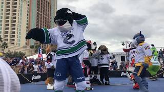 2018 NHL Mascot Showdown Highlights [upl. by Labotsirhc]