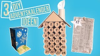 3 DIY Adventskalender zum selber machen [upl. by Hannazus]