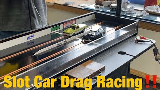 Slot Car Drag Racing‼️ slotcars [upl. by Relyks998]