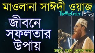 জীবনে সফলতার উপায় Mawlana Delwar Hossain Saidi Waz। [upl. by Lovmilla]