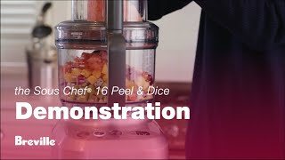 The Sous Chef® 16 Peel amp Dice  The food processor that does it all  Breville USA [upl. by Bordie]