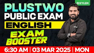 Plus Two Public Exam English  Exam Booster  Xylem Plus Two [upl. by Netnerb310]