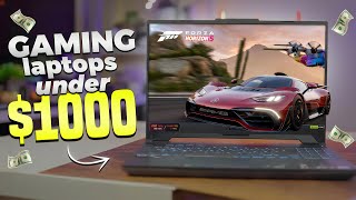 Best GAMING Laptops Under 1000 in 2024 [upl. by Thier]