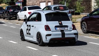 Abarth compilation  Sounds accelerations pops amp bangs [upl. by Maryl]