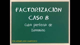 Factorizacion CASO 8 [upl. by Milburr]