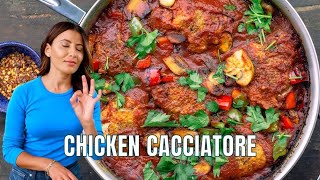 How to Make Chicken Cacciatore  The Mediterranean Dish [upl. by Halsy133]