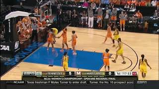 Andraya Carter Defense vs Maryland NCAA Tournament [upl. by Nele]