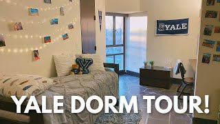 COLLEGE DORM TOUR 2020  yale university freshman year [upl. by Cyma]