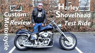 Harley Davidson Shovelhead  Review amp Test Ride [upl. by Maitund133]