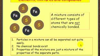 Elements mixtures and compounds [upl. by Critchfield]