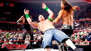 John Cena amp The Undertaker vs DGeneration X vs JeriShow Raw November 16 2009 [upl. by Arabela]