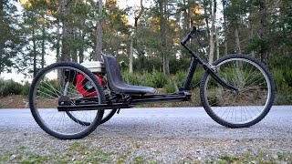 Homemade three wheeled motorized bike [upl. by Jolynn]