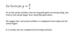 De formule y  ax 3 HAVO [upl. by Ricarda]