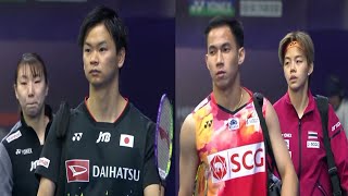 Badminton Mixed Doubles  WatanabeHigashino vs Puavarankroh Taerattanachi  India Open 2024  QF [upl. by Bittencourt996]