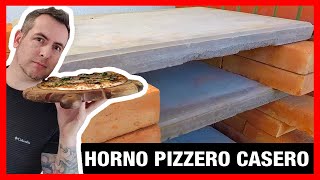 HORNO DE PIZZA CASERO CON LADRILLOS [upl. by Itteb]