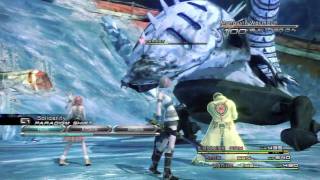 Final Fantasy XIII  Battle Gameplay [upl. by Weeks447]