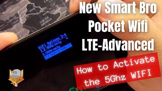 Smart Bro LTEAdvanced Pocket Wifi  How to Activate 5Ghz Wifi via Menu Settings [upl. by Bresee737]