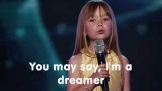 Connie Talbot  Imagine With lyrics [upl. by Aletta]