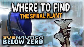 WHERE TO FIND THE SPIRAL PLANT  subnautica below zero spiral plant clipping [upl. by Potash463]