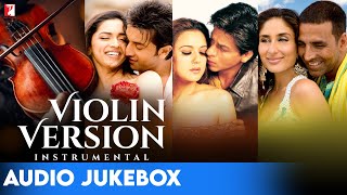 Violin Version  10 Soulful Melodies  Audio Jukebox  Instrumental  Manas Kumar [upl. by Nallad]