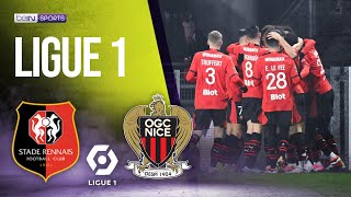 Stade Rennais vs Nice  LIGUE 1 HIGHLIGHTS  011324  beIN SPORTS USA [upl. by Nahtanod]