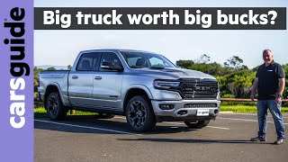 Ram 1500 2021 review Limited  How does the newgeneration big ute suit Australia [upl. by Kerrill520]