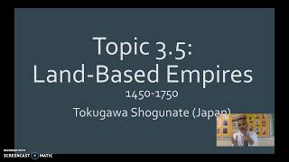 AP World History 35  Tokugawa Shogunate 14501750 [upl. by Nerhtak]