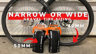 What’s The Best Tire Width For Gravel Riding  Maxxis Rambler  40mm vs 50mm Tire [upl. by Caddric597]