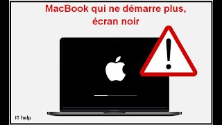 Macbook qui ne démarre plus écran noir résolution [upl. by Winifred843]