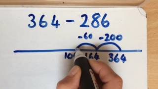 Subtraction Strategies Using an empty number line [upl. by Nuahsad]