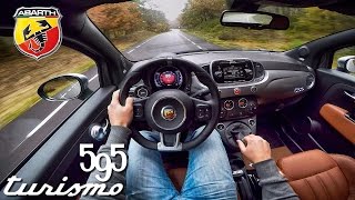 Abarth 595 POV Test Drive Interior amp Exhaust Sound [upl. by Hildegard]