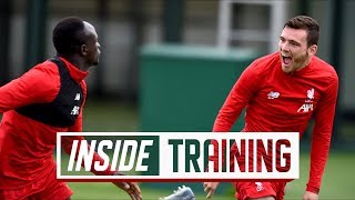 Inside Training Behind the scenes with goals games and headtoheads at Melwood [upl. by Ahsaz]