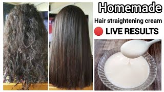 KERATIN HAIR TREATMENT At Home for straight silky shiny amp healthy hairs [upl. by Nepsa]