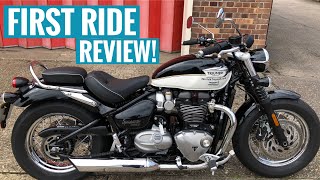 2021 Triumph Speedmaster Review  First Ride [upl. by Uticas]