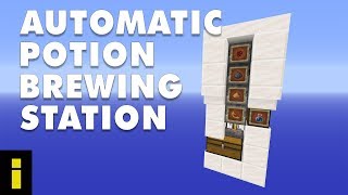 Simple Self Refilling Automatic Potion Brewing Station For Minecraft Tutorial [upl. by Rhodes539]