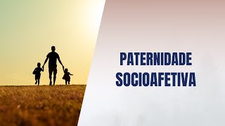 Paternidade socioafetiva [upl. by Anaiq]