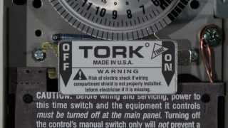 Tork 1101 24 Hour Timer Switch Wiring for 120 Volts [upl. by Nylicaj]