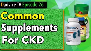 Chronic Kidney Disease Supplements for improving kidney function and avoiding kidney failure [upl. by Nerral]