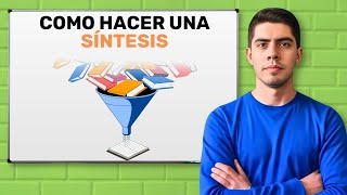 Cómo HACER una SÍNTESIS [upl. by Jann]