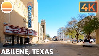 Abilene Texas An UltraHD real time driving tour [upl. by Lolly]