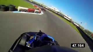 GoPro HD Thruxton Karting  49666s Lap [upl. by Adniral714]