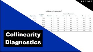 Table quotCollinearity Diagnosticsquot in SPSS Interpretation [upl. by Eatnhoj]