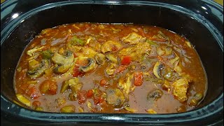 Slow Cooker Chicken Cacciatore [upl. by Au24]